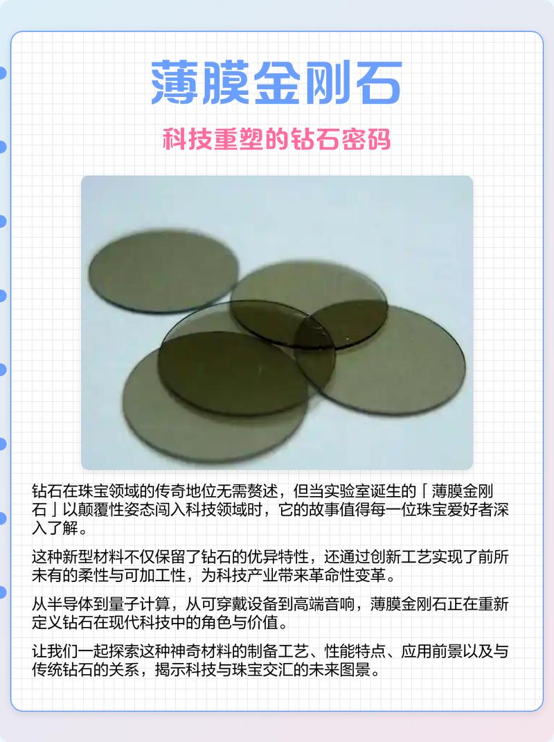 薄膜金刚石与纳米金刚石台面 科技重塑的钻石密码